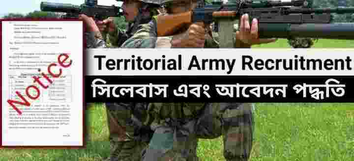 Territorial Army Recruitment 2021