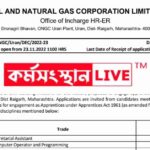 ONGC Limited Announce 64 Apprentice Vacancy In 2022 | Application Last Date 5 December 2022