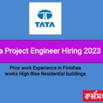 Tata Project Engineer Hiring 2023 | Prior work Experience in Finishes works High Rise Residential building