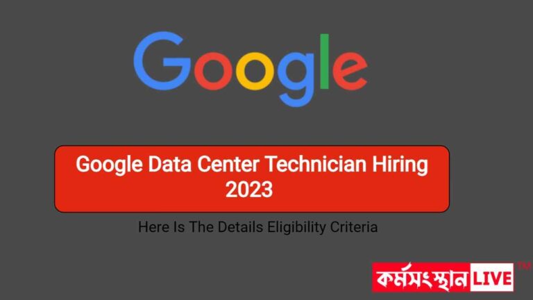 Google Data Center Technician Hiring 2023