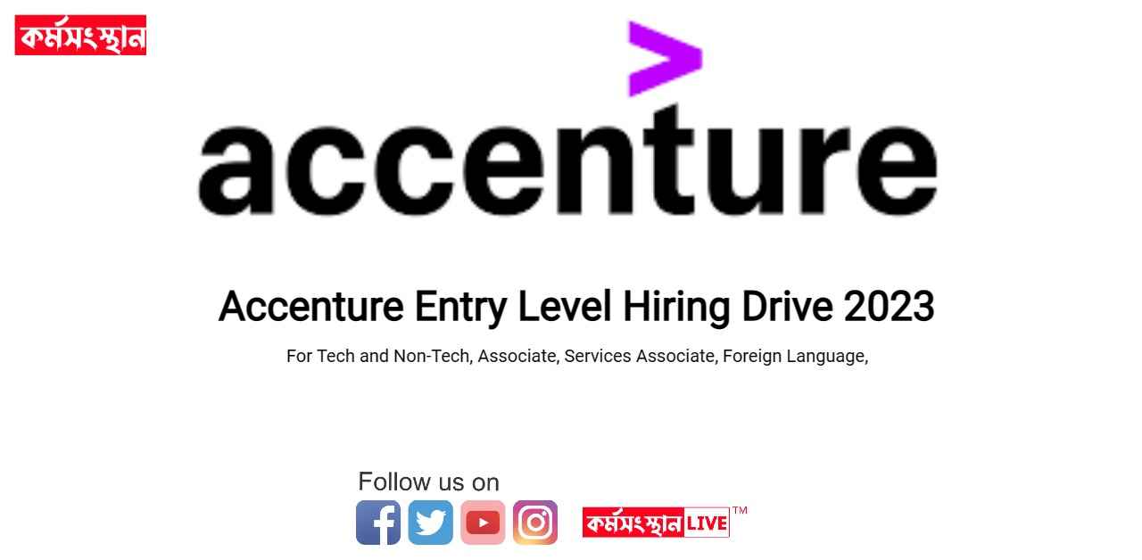 Accenture Entry Level Hiring Drive 2023
