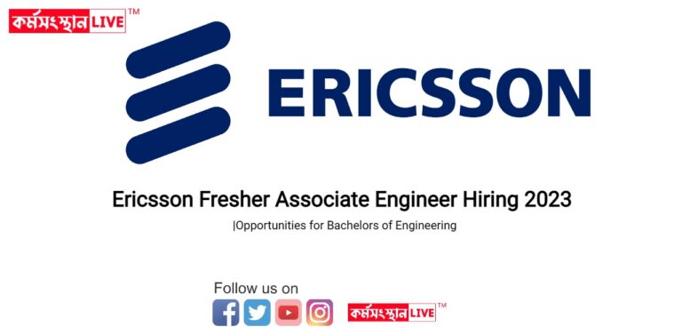 Ericsson Fresher Associate Engineer Hiring 2023