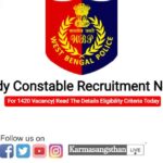 WBP Lady Constable Recruitment 2023