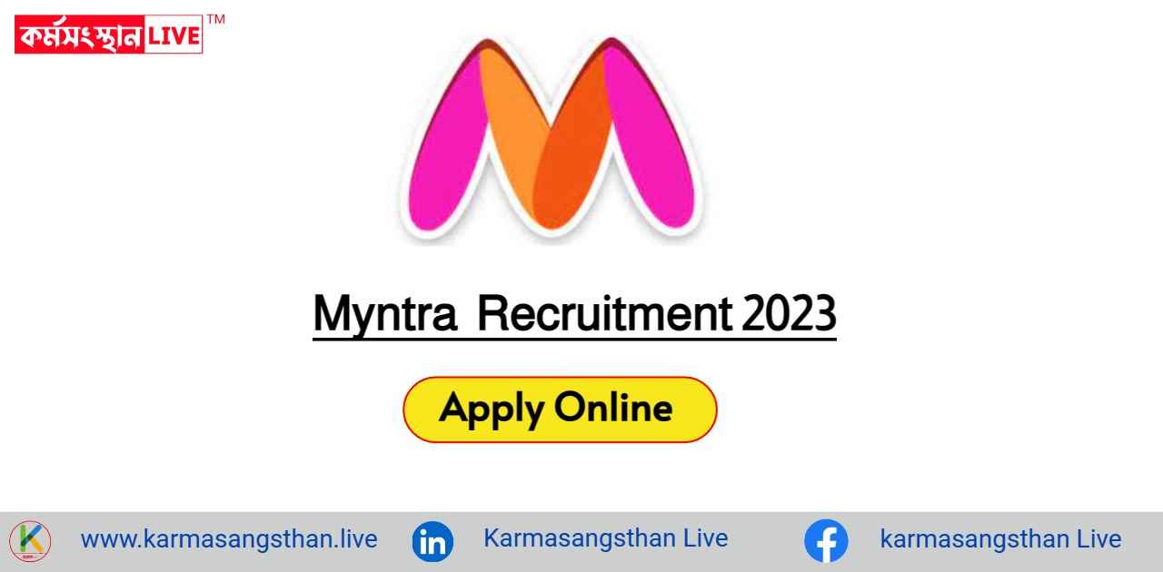 Myntra Entry Level Job Opening 2023