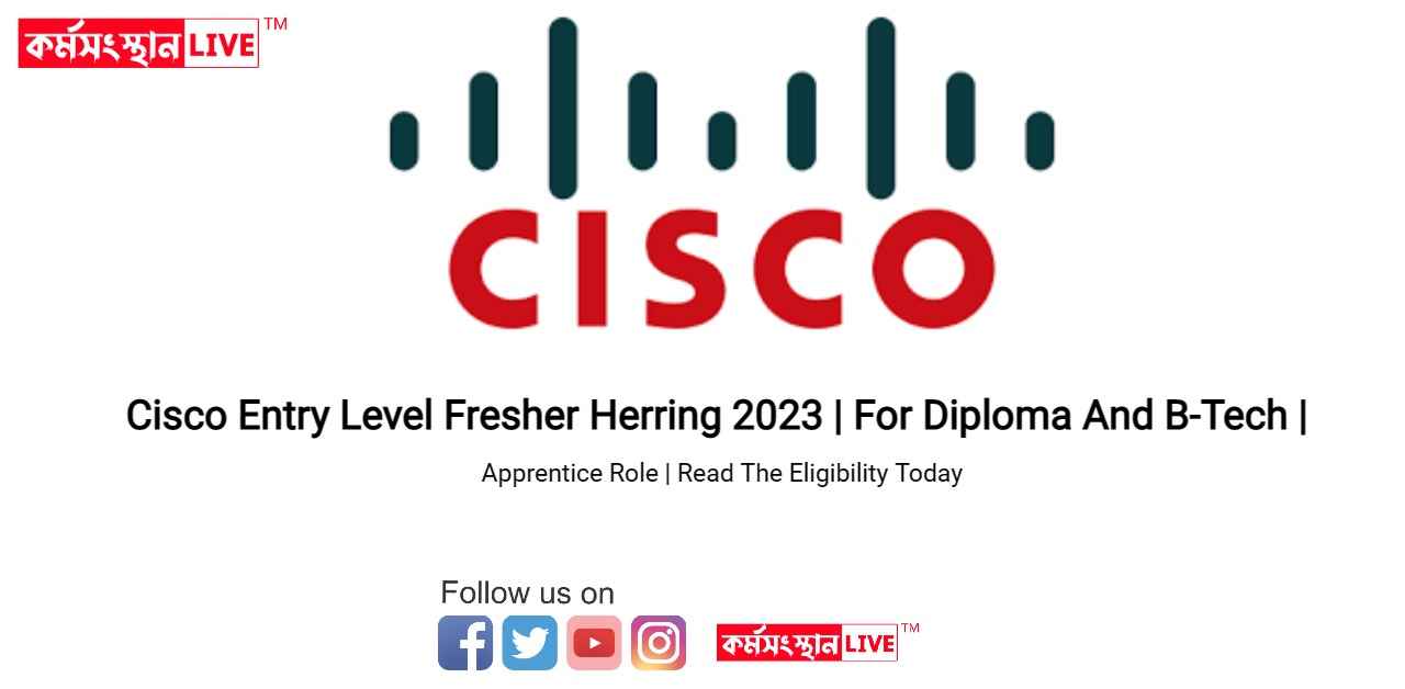 Cisco Entry Level Fresher Herring 2023