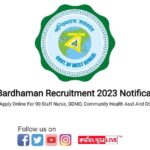 DHFWS Bardhaman Recruitment 2023 Notification Out | Apply Online For 90 Staff Nurse, GDMO, Community Health Asst And Other Role