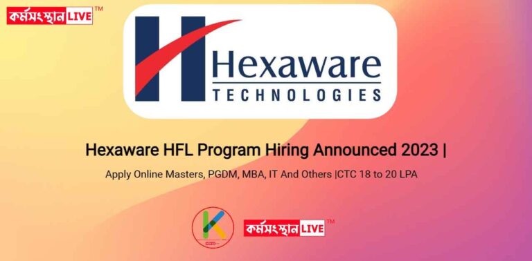 Hexaware HFL Program Hiring