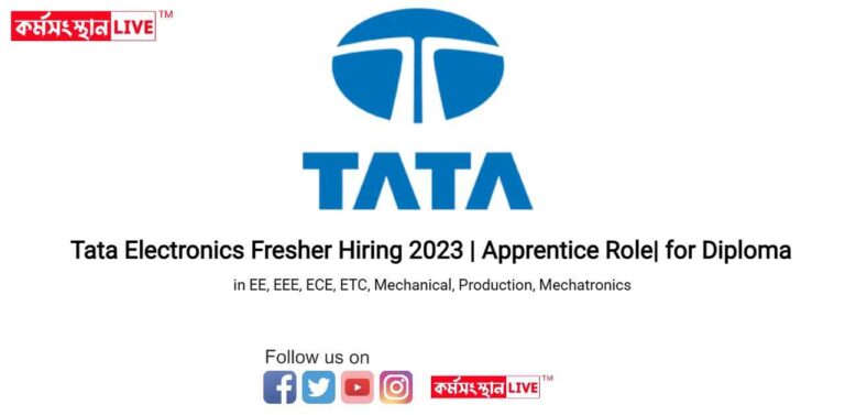 Tata Electronics Fresher Hiring 2023