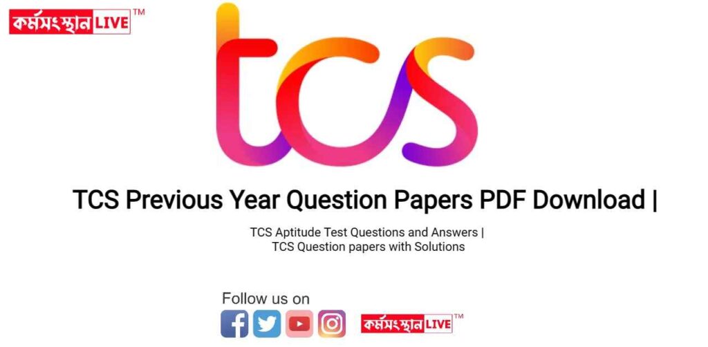 Tcs Aptitude Test Questions And Answers With Solutions