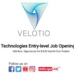 Velotio Technologies Entry-level Job Opening 2023 | ASE Role | Opportunity For B.E/B.Tech/M.Tech Fresher