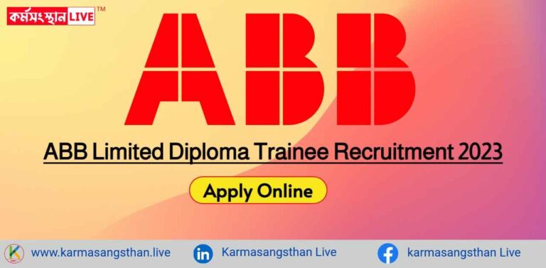 ABB Limited Diploma Trainee job