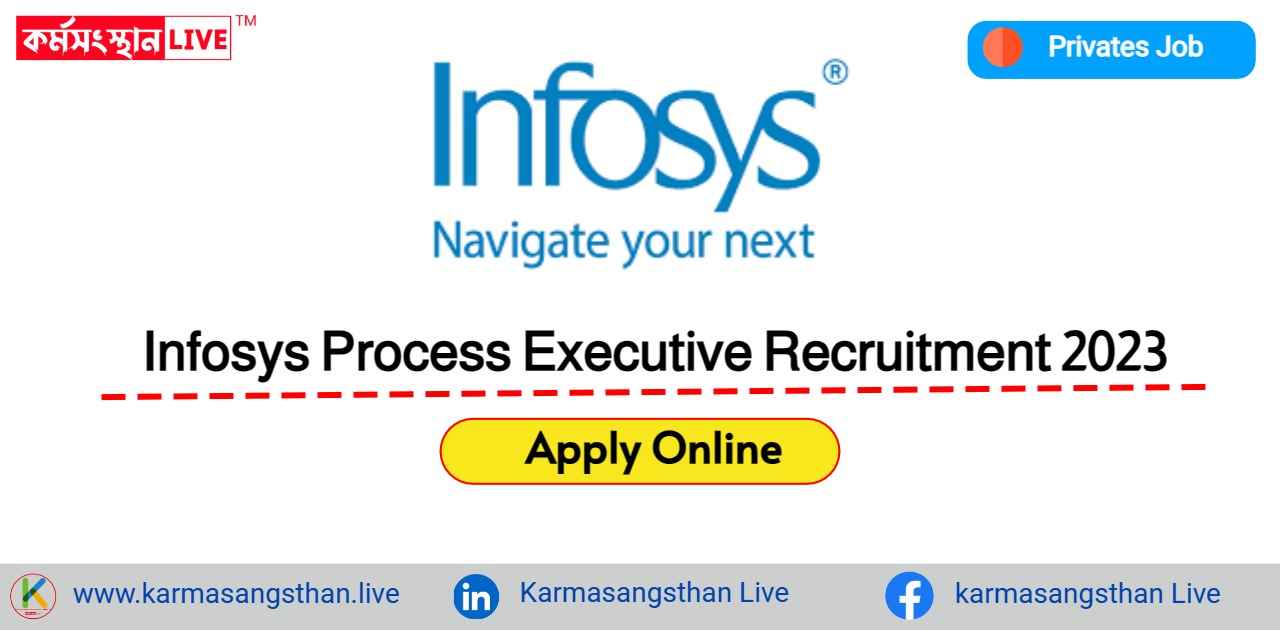 Infosys Fresher Process Executive Recruitment 2023