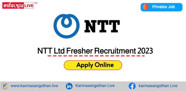 NTT Ltd Fresher Recruitment 2023