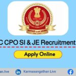 SSC CPO SI & JE Recruitment 2023