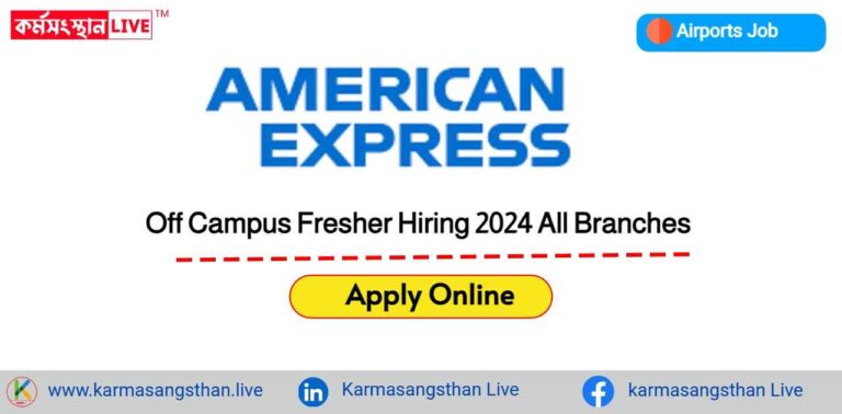American Express Off Campus Fresher Hiring 2024