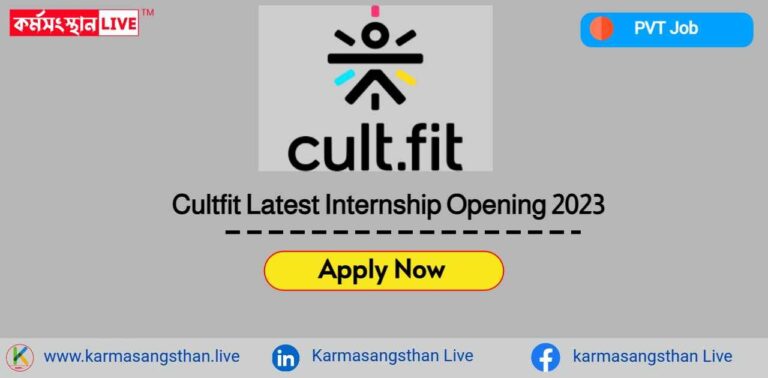 Cultfit Latest Internship Opening 2023
