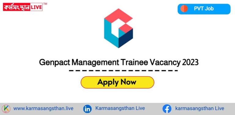 Genpact Management Trainee Recruitment 2023
