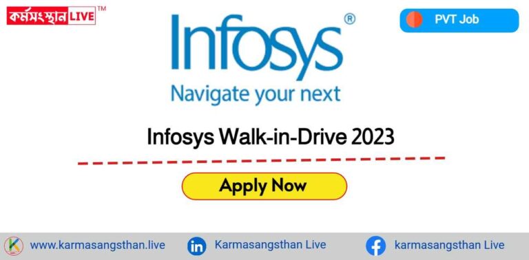 Infosys Walk-in-Drive 2023
