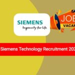 Siemens Technology Recruitment 2023