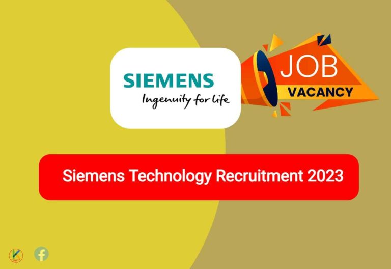 Siemens Technology Recruitment 2023