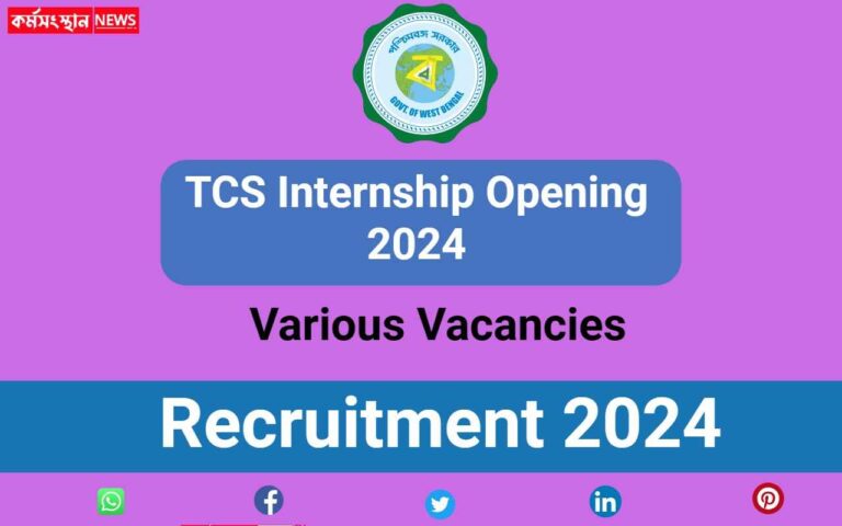 TCS Internship Opening 2024