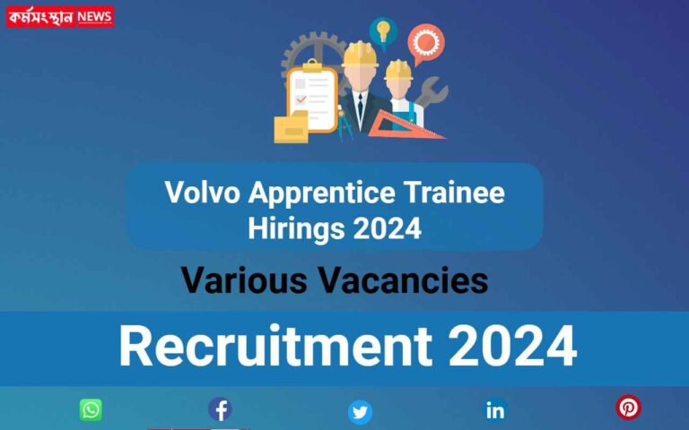 Volvo Apprentice Trainee Hirings 2024