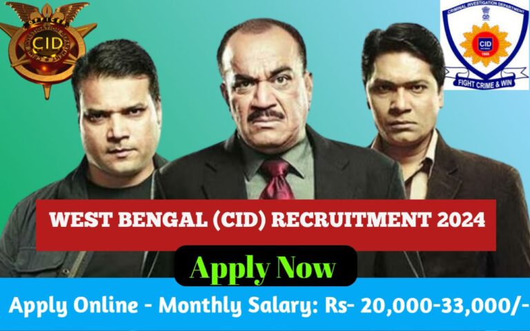West Bengal (CID) Recruitment 2024