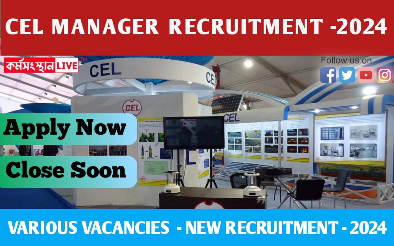 CEL Manager Recruitment 2024