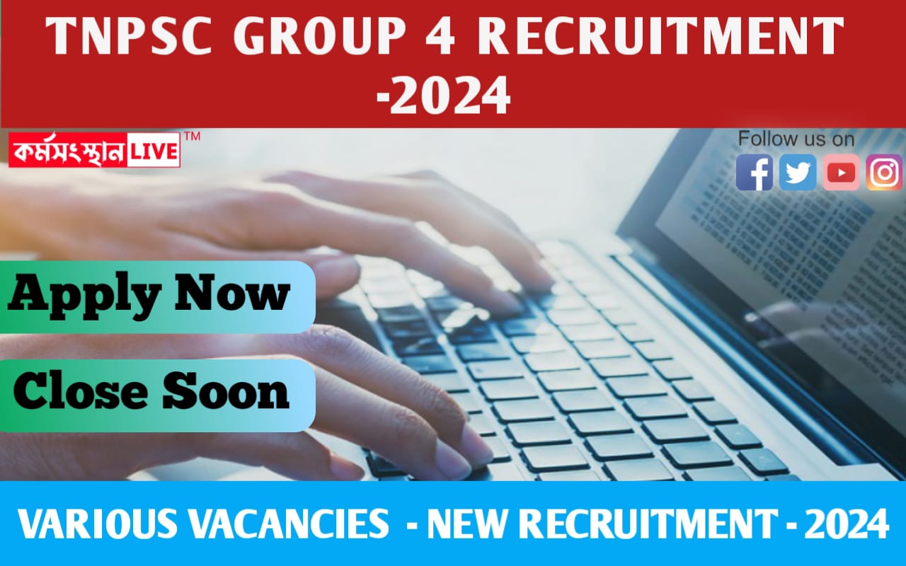 TNPSC Group 4 Recruitment 2024: Apply Now for 6244 Vacancies