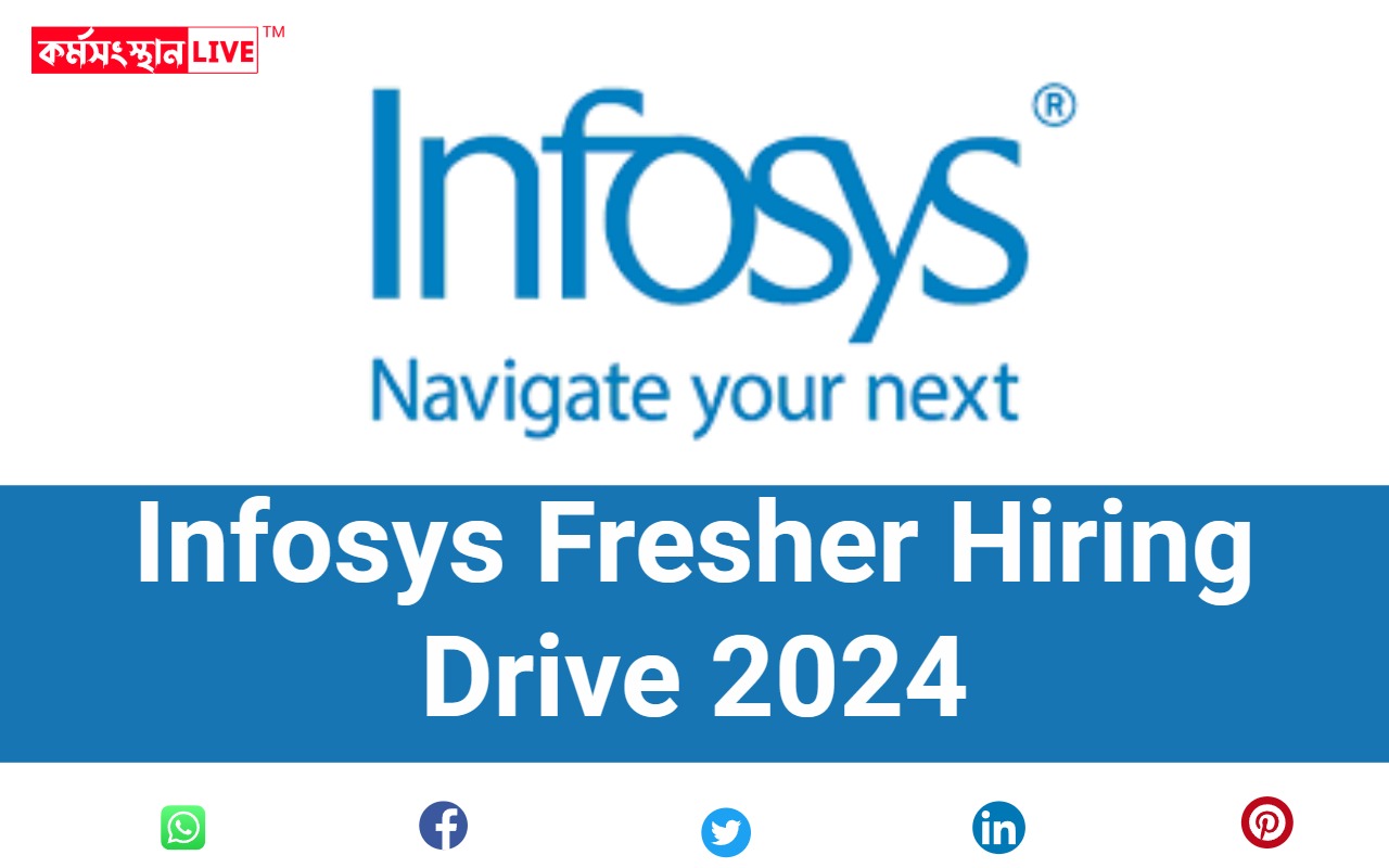 Infosys Fresher Hiring Drive 2024